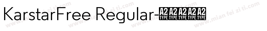 KarstarFree Regular字体转换